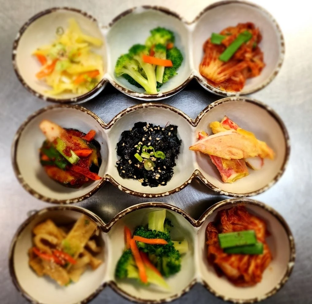 Sushi Kim 2 side dishes